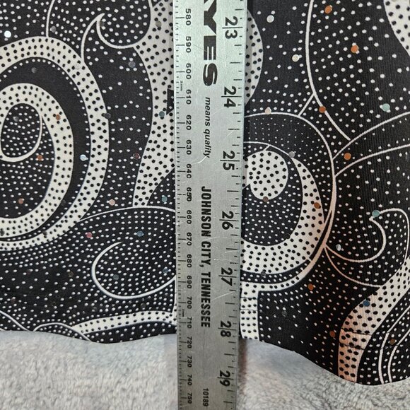 Russell Kemp Sparkly Swirl Pattern Top 3/4 Sleeve V-Neck Womens 2X career casual - Picture 5 of 11